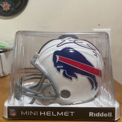 2016 Riddell Signed Mini Helmet #70 Eric Wood