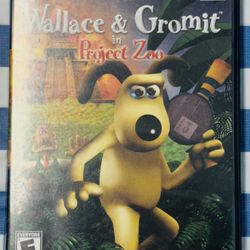 Wallace & Gromit in Project Zoo (PlayStation 2, 2003) With Manual/Case!