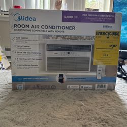 Midea 12,000 BTU Air Conditioner Brand New Smart Phone Compatible 