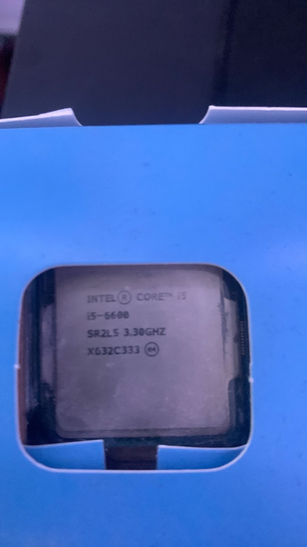 Intel Core i5-6600 CPU with Stock Cooler - Good Condition