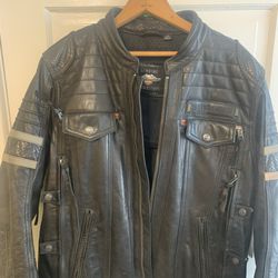 Leather Harley Motorcycle Jacket
