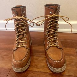 Women’s Red Wing Work Boots - 3427 Moc Oro-legacy Style; Tan, Size 6