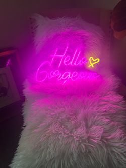 “Hello Gorgeous” Neon Sign