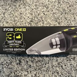 Ryobi LIMITED EDITION BLACK 30th Anniversary One+ HP 18V Vacuum Tool Only