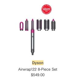 Dyson curly hair set