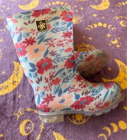 Matilda Jane "All is Wellie" Floral Rain Boots *Size 11