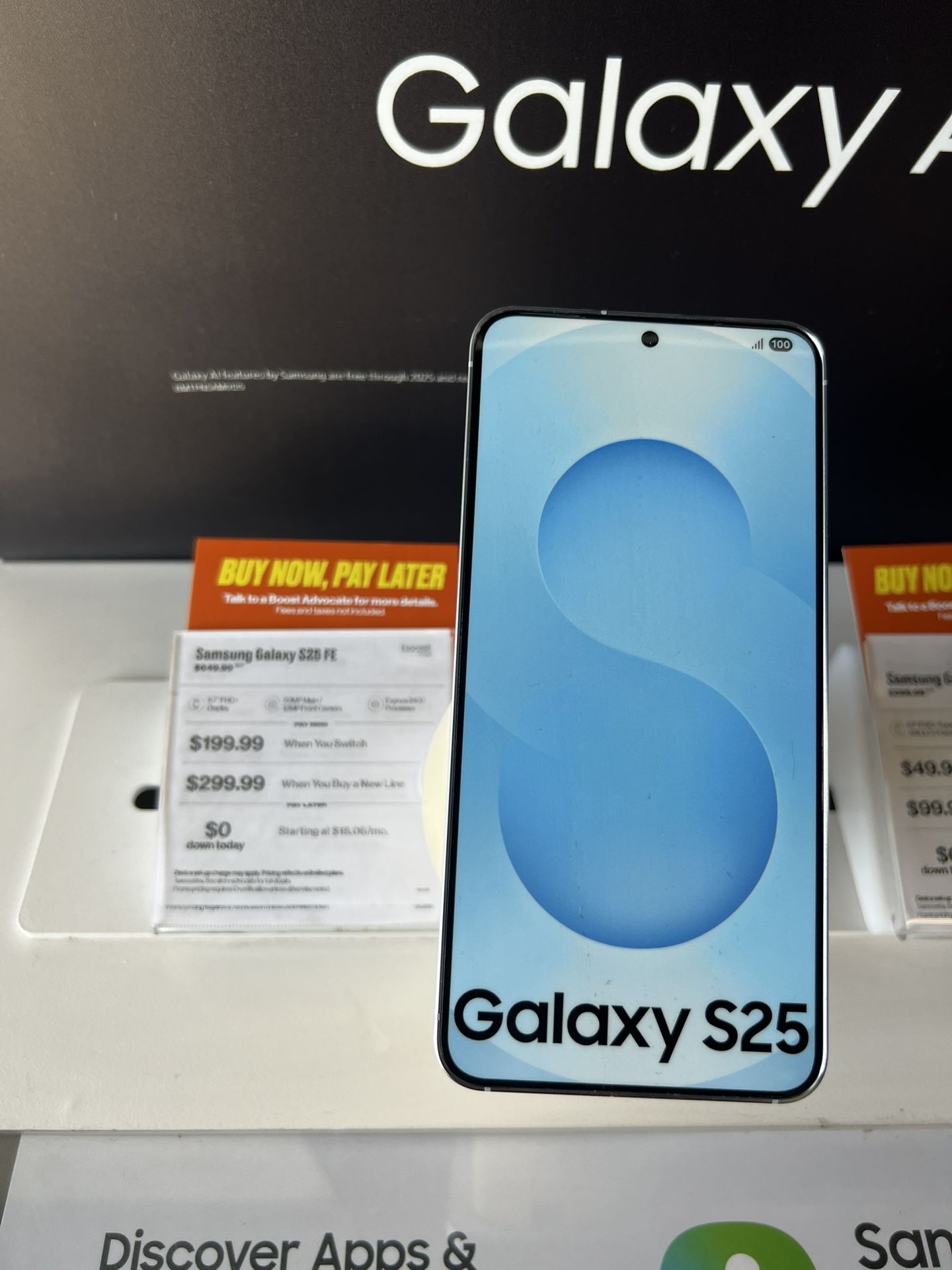 Samsung Galaxy S25 In $199.99