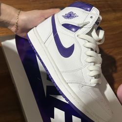 Women’s Air Jordan 1 Court Purple 