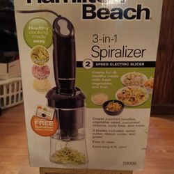 Hamilton Beach#2-speed elec. spiral  slicer