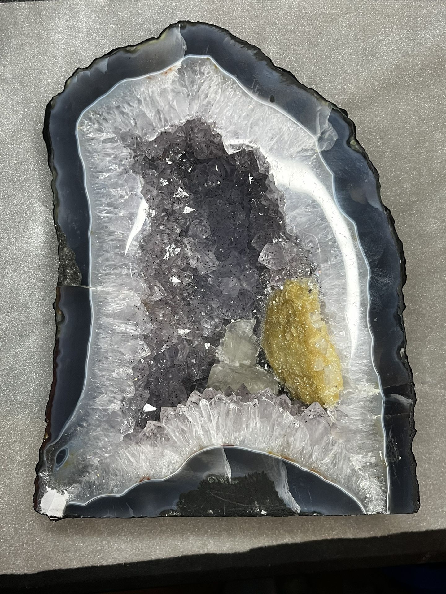 Large Natural Amethyst Cathedral Geode