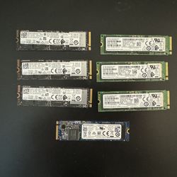 256 GB NVMe SSD’s