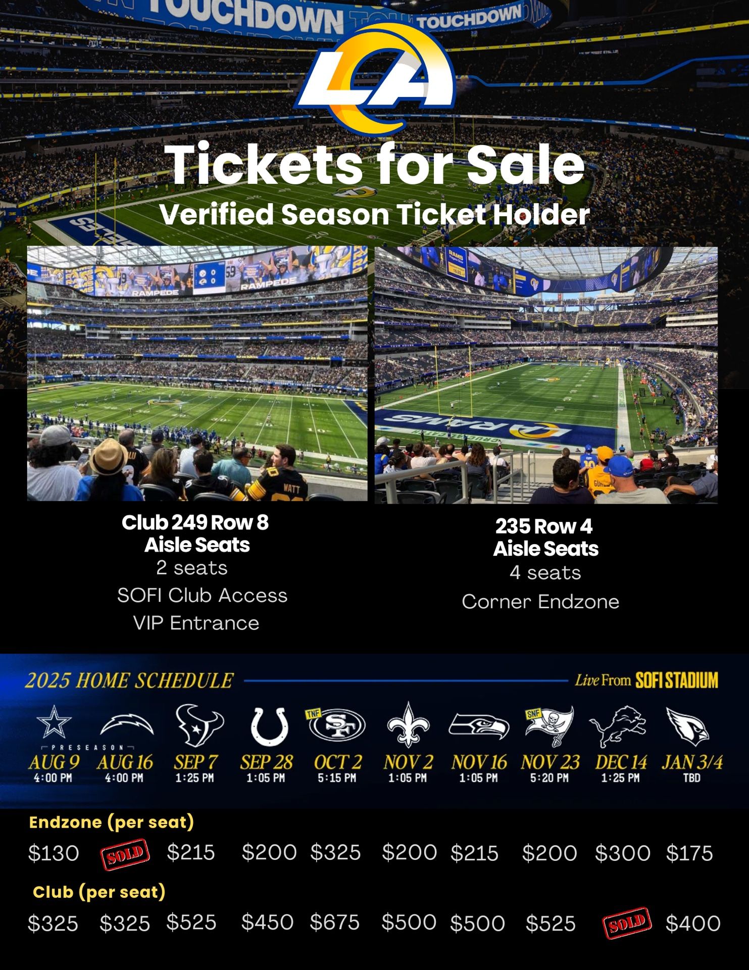 LA Rams Tickets