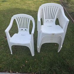 Plastic chairs