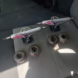 Skateboard Trucks An Wheels