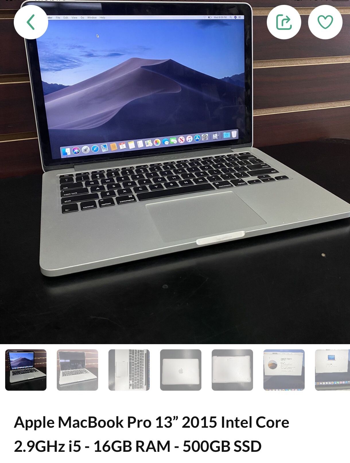 MacBook 13 Inch Late 2015