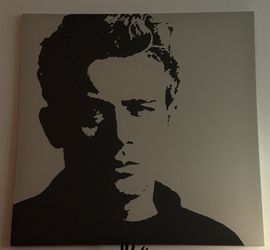 James Dean & Audrey Hepburn Canvas 