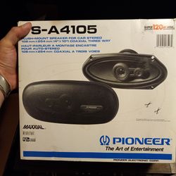 Never Used Pioneer 4X10" Car Stereo Speakers 