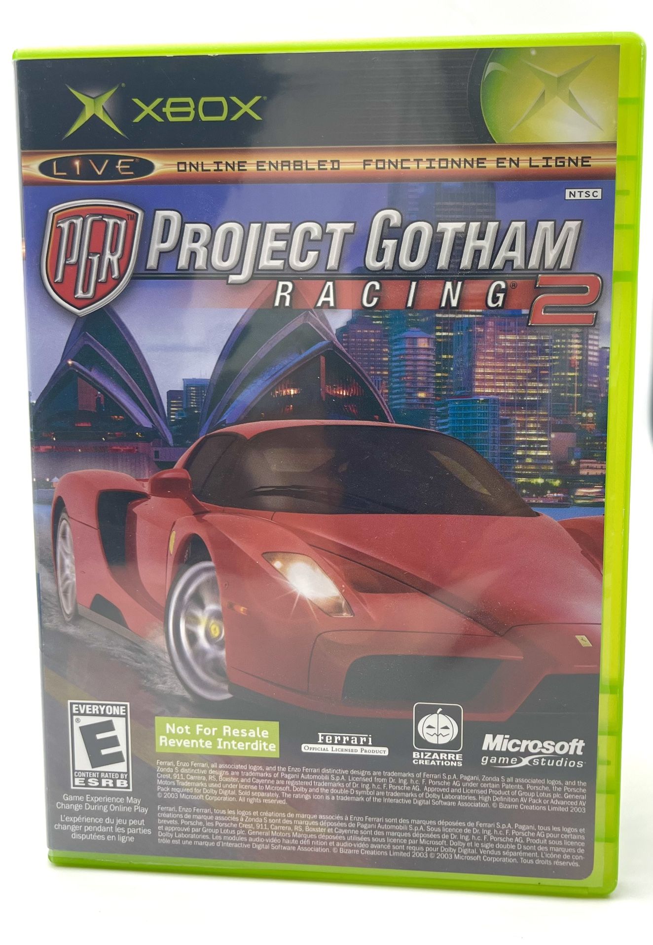 Project Gotham Racing 2 / Arcade Complete W/ Manual Microsoft Xbox Video Game 