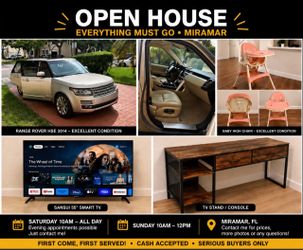 WORTH COMING - whole house moving sale / FRI/SAT/SUN- MIRAMAR FL (MIRAMAR)
