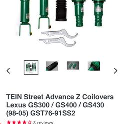  LEXUS Gs300 Gs400 Coilovers BRAND NEW 