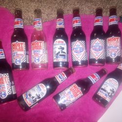Richard Petty Pepsi Long Neck Bottles - Set of 10 New 
