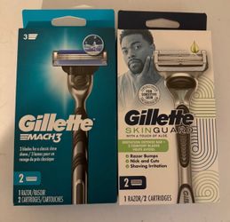 Gillette/ skin guard razor ( 2 refills)