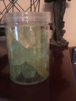 Brand new jars of crystal rocks. 21 total.