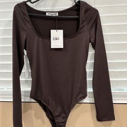 Princess Polly Ellery Brown Bodysuit 