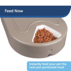 5 Meal Dog Or Cat Food Dispenser Bowl Automatic
