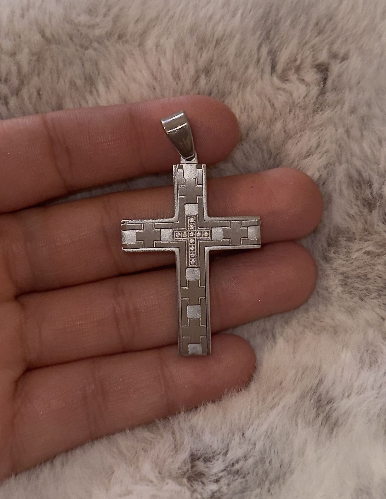 Stainless Steel Cross Pendant 