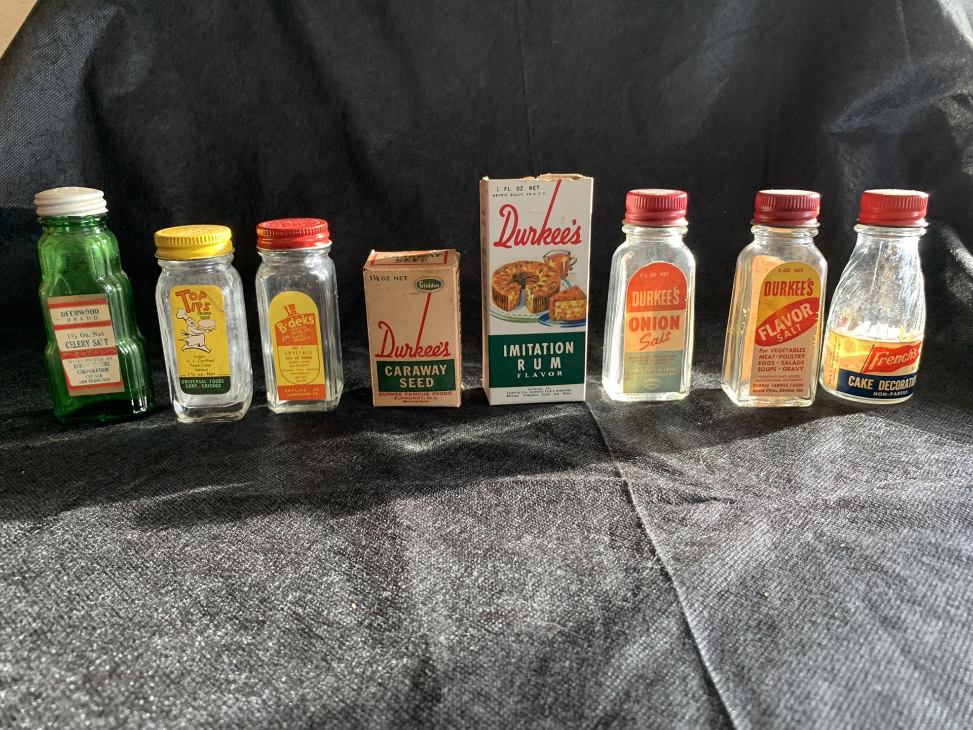 VINTAGE SPICE BOTTLES~ Durkees Frenchs..