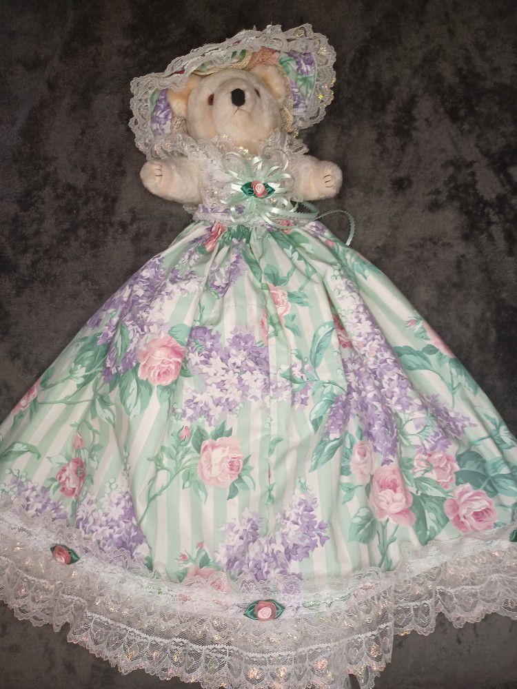 Vintage Rare Victorian Dressed Bear