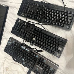 CRUSTY Broken Gaming Keyboards