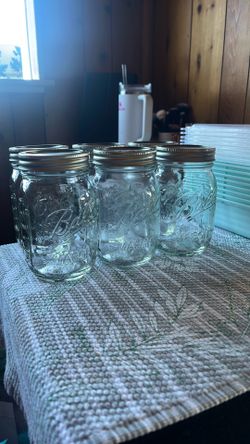 Ball 16 oz Wide Mouth Mason Jars – Set of 6