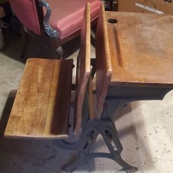 Antique School Desk