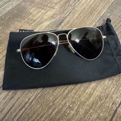 Electric Aviator Sunglasses.  Gold.  Regular size.  Used.  Lite Scratches