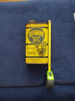 Vintage Bergmann's Shoe Oil