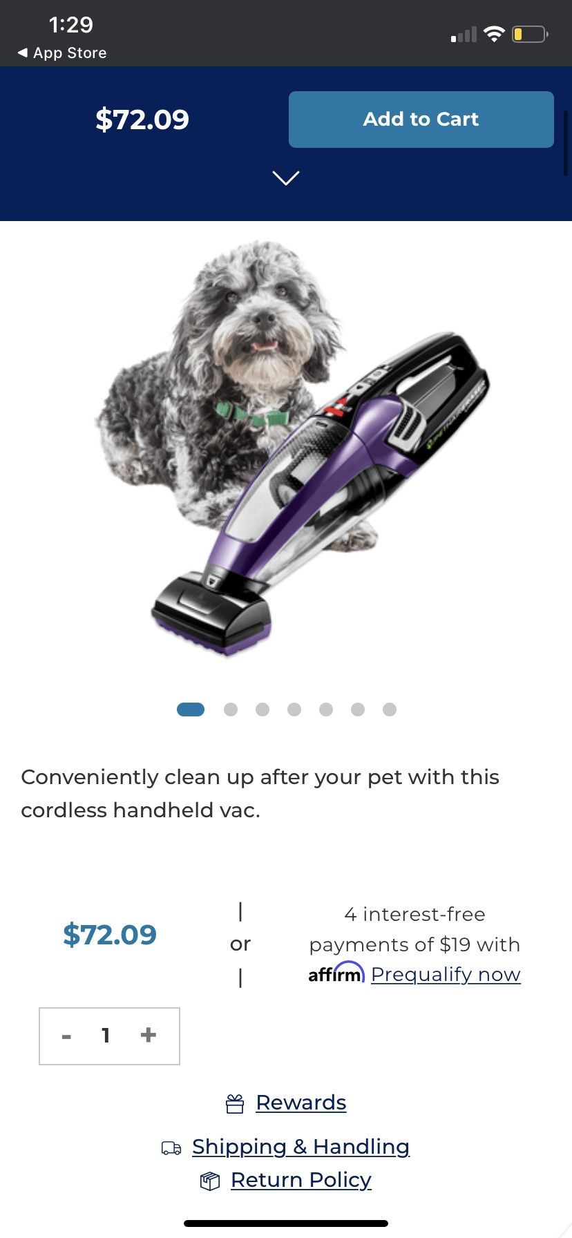 Pet Hair Eraser Lithium Ion Cordless Pet Hand Vacuum