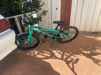 Teal BMX Bike