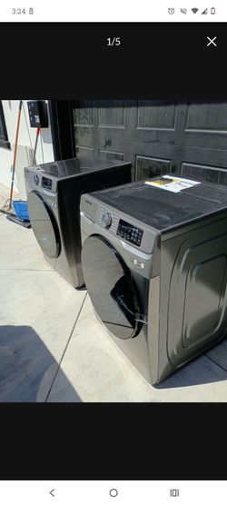 New Samsung washer and dryer