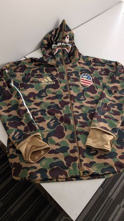Bape x adidas XL full zip jacket