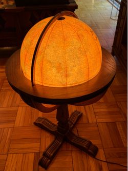 Replogle Heirloom 16 inch Illuminated Floor Globe Vintage