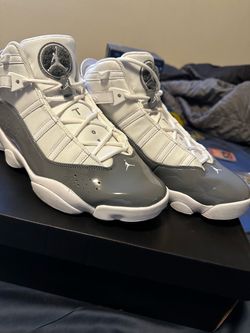 White/Grey 6 Rings Jordan shoes