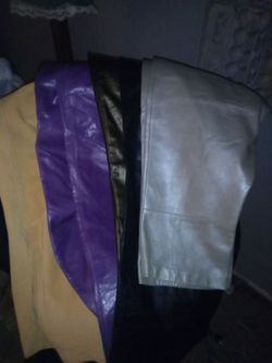 Designer leather pants for women