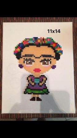 Frida Kahlo Perler beads