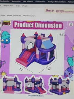 Pink Jump Bounce House