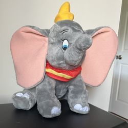 Plush Disney Dumbo Elephant Silky Soft 