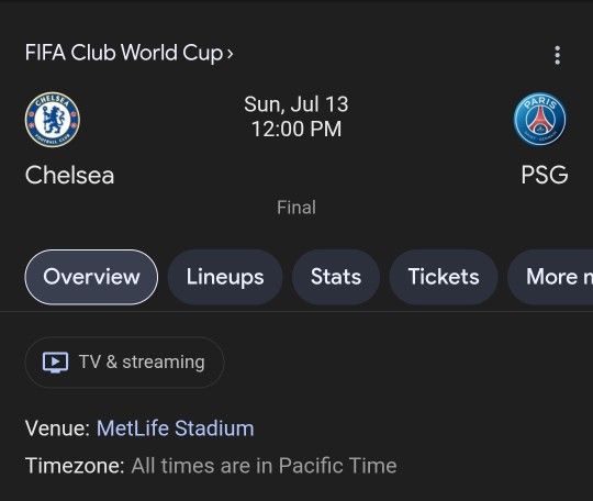 PSG TICKETS
