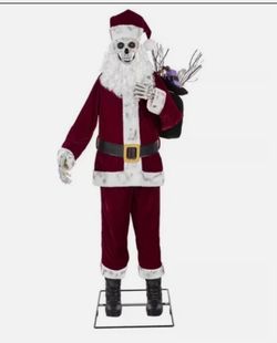 Skeleton Santa animatronic