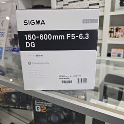Sigma 150-600mm F5-6.3 Lens For Nikon ☆ Sigma Sale Ends 9/21 ☆ 4 Year Warranty 
